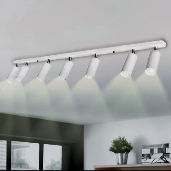 Люстра в стилі лофт MSK Electric Tube спот з поворотним механізмом NL 1105-7W
