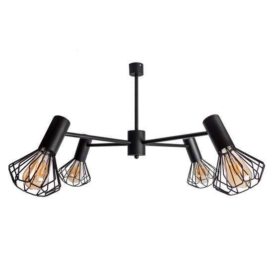 Люстра MSK Electric Diadem на чотири плафона NL 22152-4 BK