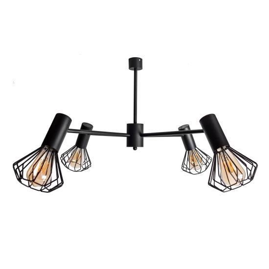 Люстра MSK Electric Diadem на чотири плафона NL 22152-4 BK