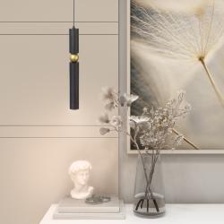 Світильник підвісний MSK Electric Antique NL 40500 BK+BN