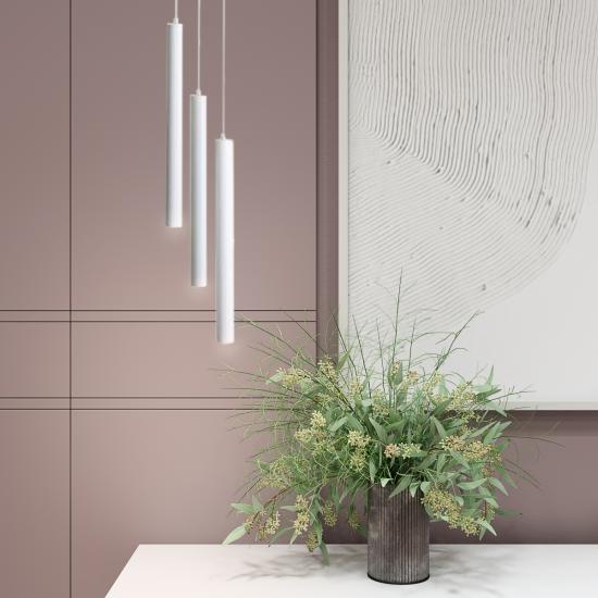 Светильник MSK Electric Elegant подвесной на круглой основе NL 4045-3R WH