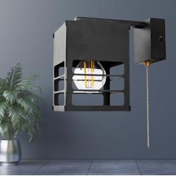 Бра у стилі лофт MSK Electric Urban під лампу Е27 NL 2310-1 BK